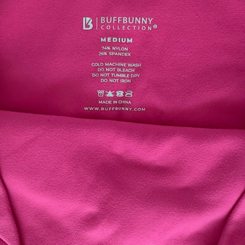 BuffBunny Legacy Leggings Pink. Size medium - Picture 6 of 7